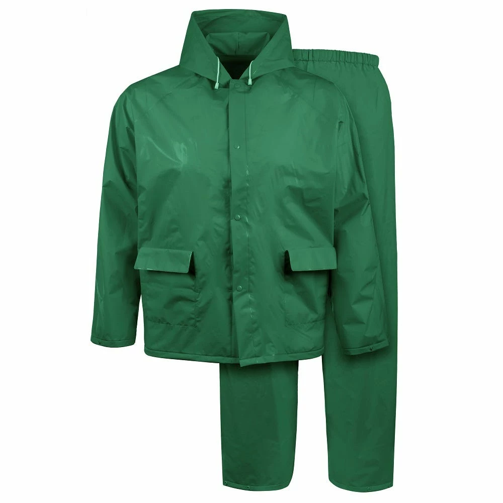 Lincoln Outfitters Men's 0.10mm PEVA Rain Suit Green - D-83201-GR - Raingear 3 Lincoln Outfitters Men's 0.10mm PEVA Rain Suit Green - D-83201-GR - Raingear