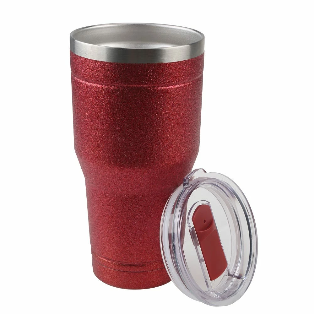 Lincoln Outfitters 30oz. Stainless Glitter Tumbler Red - 87-404-0204 - Water Bottles & Hydration 3 Lincoln Outfitters 30oz. Stainless Glitter Tumbler Red - 87-404-0204 - Water Bottles & Hydration