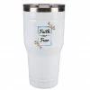 Lincoln Outfitters "Faith Over Fear" 30 oz. Religious Tumbler, White - 89-643-0204 - Tumblers -Lincolne Outfitters Store 0be80abae7bb685d2fb51f8af43b413395ef6460 32631066
