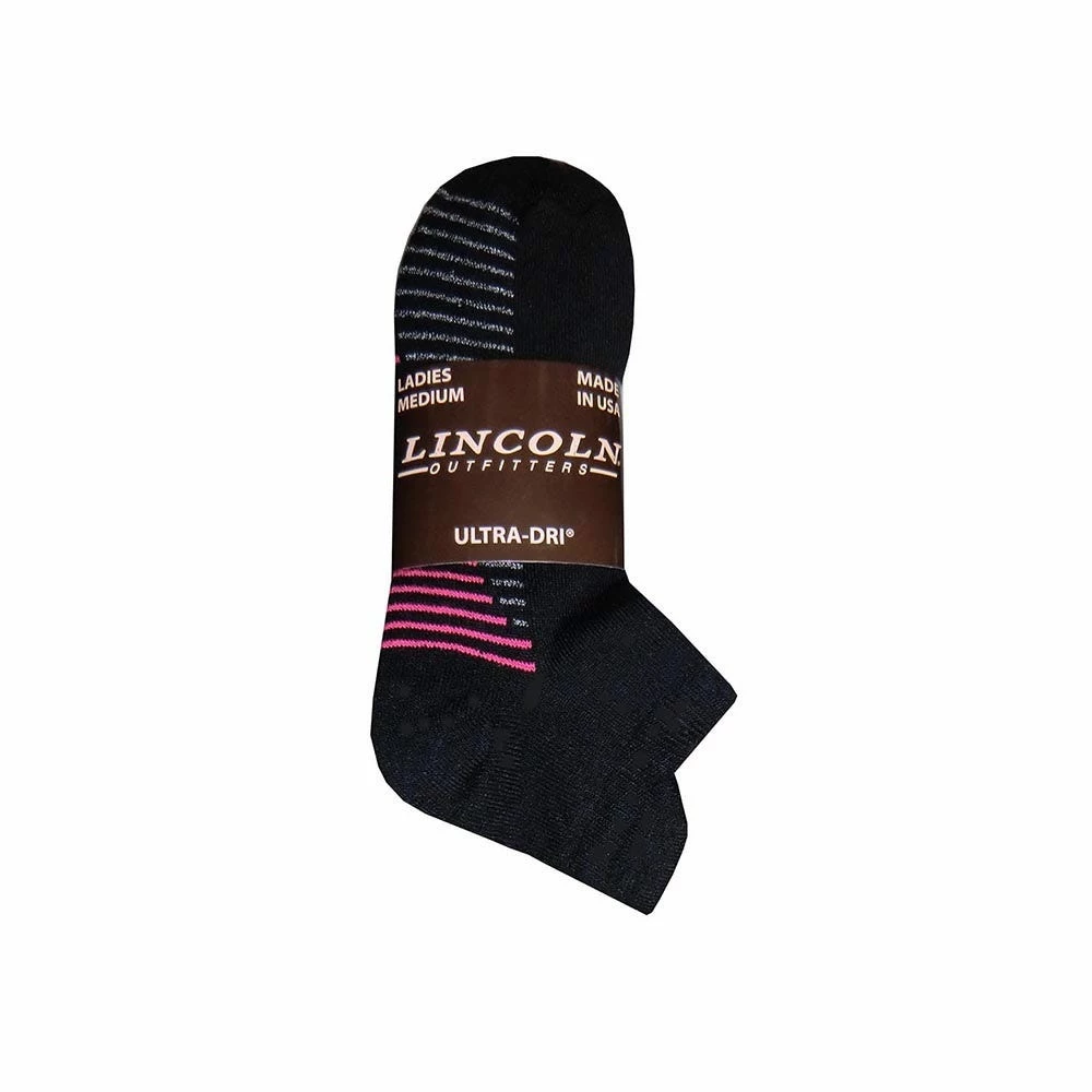 Lincoln Outfitters Women's Ultra-Dri Cushion Foot No-Show Sock 3 Pack Black - L3/72036-BL - Socks Women's 3 Lincoln Outfitters Women's Ultra-Dri Cushion Foot No-Show Sock 3 Pack Black - L3/72036-BL - Socks Women's