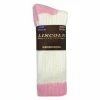 Lincoln Outfitters Women's Merino Wool Blend Boot Sock White Medium - L872-WH/PK - Socks