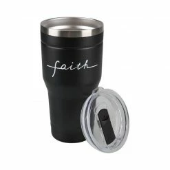 Lincoln Outfitters "Faith" 30 oz. Religious Tumbler, Black - 89-632-0204 - Tumblers -Lincolne Outfitters Store 395815d251dca8dfc531ea793f22df943a786670 32631055 3