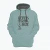 Lincoln Outfitters Heifers Gonna Hate Ladie's Long Sleeve Hoodie, Aquifer Light Heather - LO-LH30 - Hooded Sweatshirts Women's