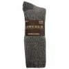 Lincoln Outfitters Men's Merino Wool Blend Sock 2 Pack Charcoal - L2/8791-CHAR - Socks -Lincolne Outfitters Store 4f642939937abc8528754ce3214177e158a466c3 86591980
