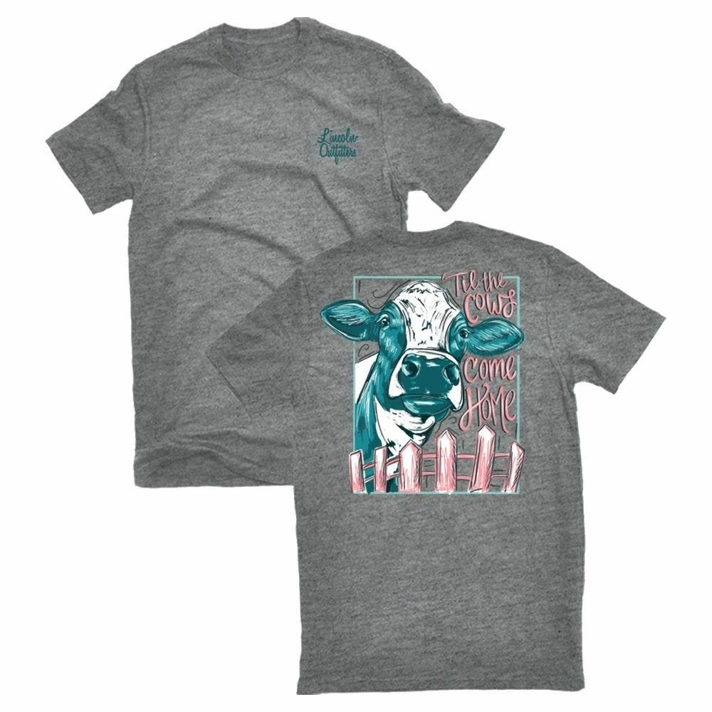 Lincoln Outfitters Ladies Till the Cows Come Home Short Sleeve T-Shirt - LO-L204-GRH - T-Shirts 3 Lincoln Outfitters Ladies Till the Cows Come Home Short Sleeve T-Shirt - LO-L204-GRH - T-Shirts