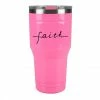Lincoln Outfitters "Faith" 30 oz. Religious Tumbler, Pink - 89-636-0204 - Tumblers -Lincolne Outfitters Store 576b7ab99d88879d171ed60f05398672c461a0ca 32631059