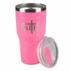 Lincoln Outfitters "Faith" 30 oz. Religious Tumbler, Pink - 89-638-0204 - Tumblers -Lincolne Outfitters Store 818b688e4bbc6b040a0d1823c87fc0d5498db423 32631061 3