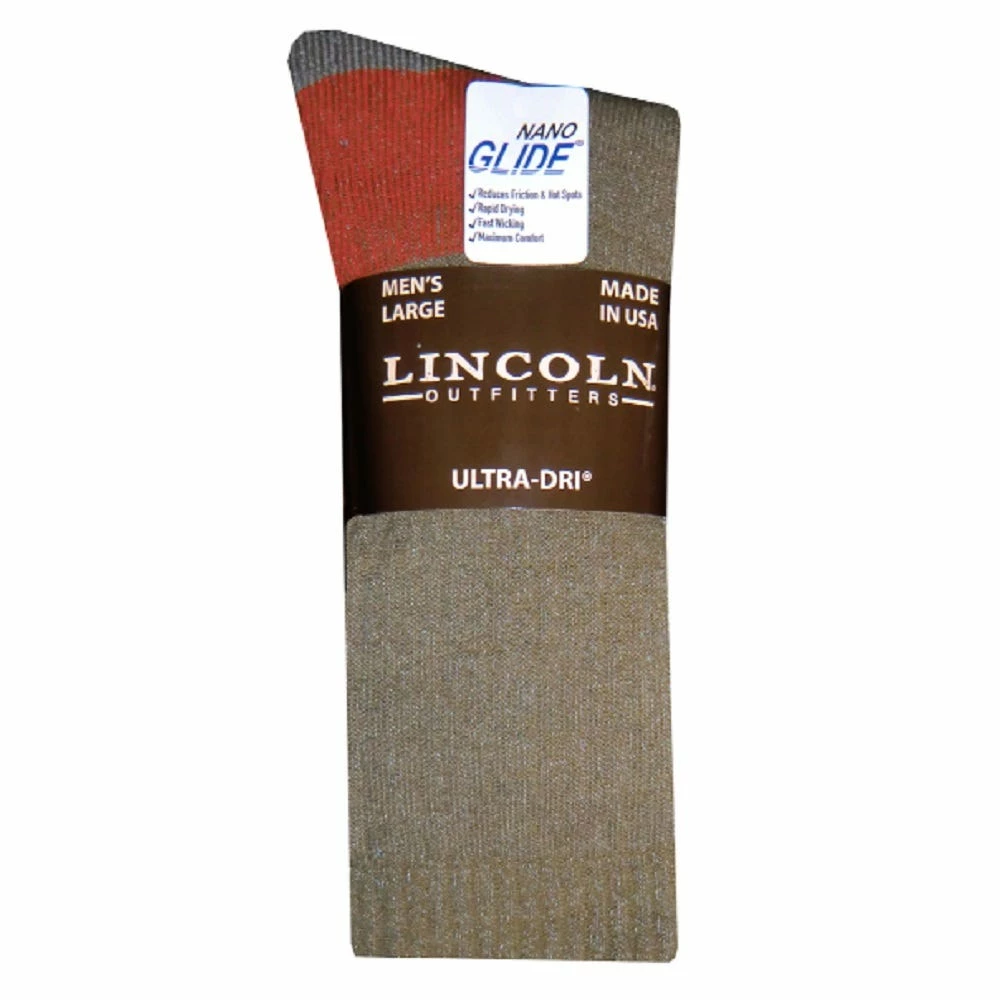 Lincoln Outfitters Men's Mid-Weight Crew Sock 2 Pack Taupe - L2/72466-T-L - Socks 3 Lincoln Outfitters Men's Mid-Weight Crew Sock 2 Pack Taupe - L2/72466-T-L - Socks