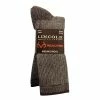 Lincoln Outfitters Men's Merino Wool Boot Sock 2 Pack Brown - RT/L2/9743-BRN - Socks -Lincolne Outfitters Store 90f31da522e1d5d2ab004661f6cfb4ff98748557 86591972