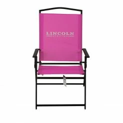 Lincoln Outfitters XL Sling Folding Chair, Pink - 89-272-0204 - Camp Furniture -Lincolne Outfitters Store 9aee63a5be530316fe426b23ad3fee7305262df8 32512022 3
