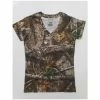 Women's Realtree Camo Short Sleeve T-Shirt - L0103 - T-Shirts