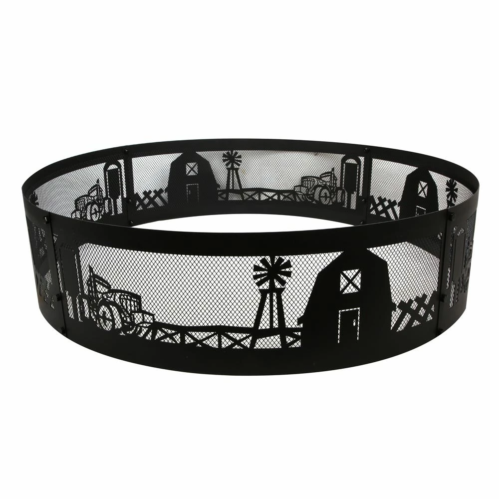 Lincoln Outfitters 36" Campfire Ring Farm Scene - 90-166-0204 - Fire Pits & Heaters 2 Lincoln Outfitters 36" Campfire Ring Farm Scene - 90-166-0204 - Fire Pits & Heaters