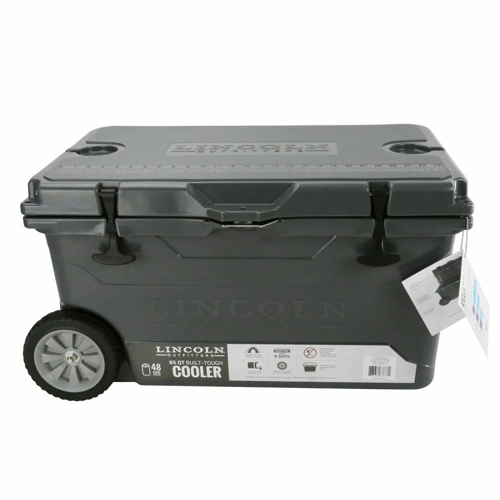 Lincoln Outfitters 65 Quart High Performance Cooler, Grey - 87-676-0204 - Coolers 3 Lincoln Outfitters 65 Quart High Performance Cooler, Grey - 87-676-0204 - Coolers