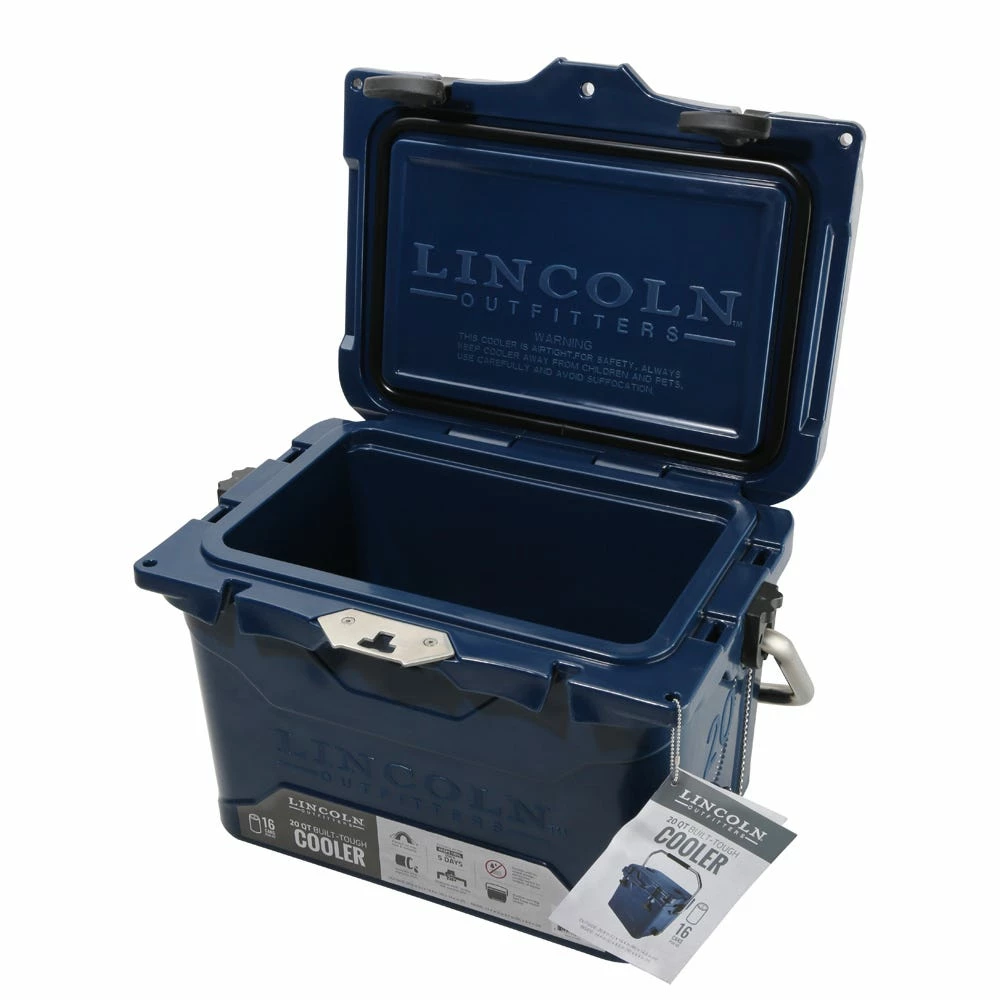 Lincoln Outfitters 20 Quart High Performance Cooler, Blue - 87-673-0204 - Coolers 5 Lincoln Outfitters 20 Quart High Performance Cooler, Blue - 87-673-0204 - Coolers - Image 3