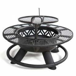 Lincoln Outfitters Steel Fire Pit with BBQ Grate - 90-165-0204 - Fire Pits & Heaters 14 Lincoln Outfitters Steel Fire Pit with BBQ Grate - 90-165-0204 - Fire Pits & Heaters -Lincolne Outfitters Store cb1d9296dcd892393dd313d7e848716beed0b93e 32150005 2
