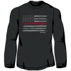 LO Youth Boy's Red Stripe Flag Long Sleeve T-Shirt Black - LOYMM-08 - T-Shirts -Lincolne Outfitters Store deb9892475d118c6a297f464c191ca63af8534b4 LOYMM 08 BLACK