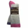 Lincoln Outfitters Women's Merino Wool Blend Boot Sock 2 Pack Grey - L2/704-FU-PU - Socks -Lincolne Outfitters Store e6ab1a6cf1e12486d0a4bfb6de8953afc22a9409 86591994