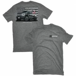 Lincoln Outfitters Men's Short Sleeve Dually Truck T-Shirt Graphite Heather - LO-140GH - T-Shirts